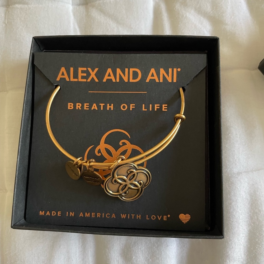 Alex and Ani Breath of Life Charm Bangle